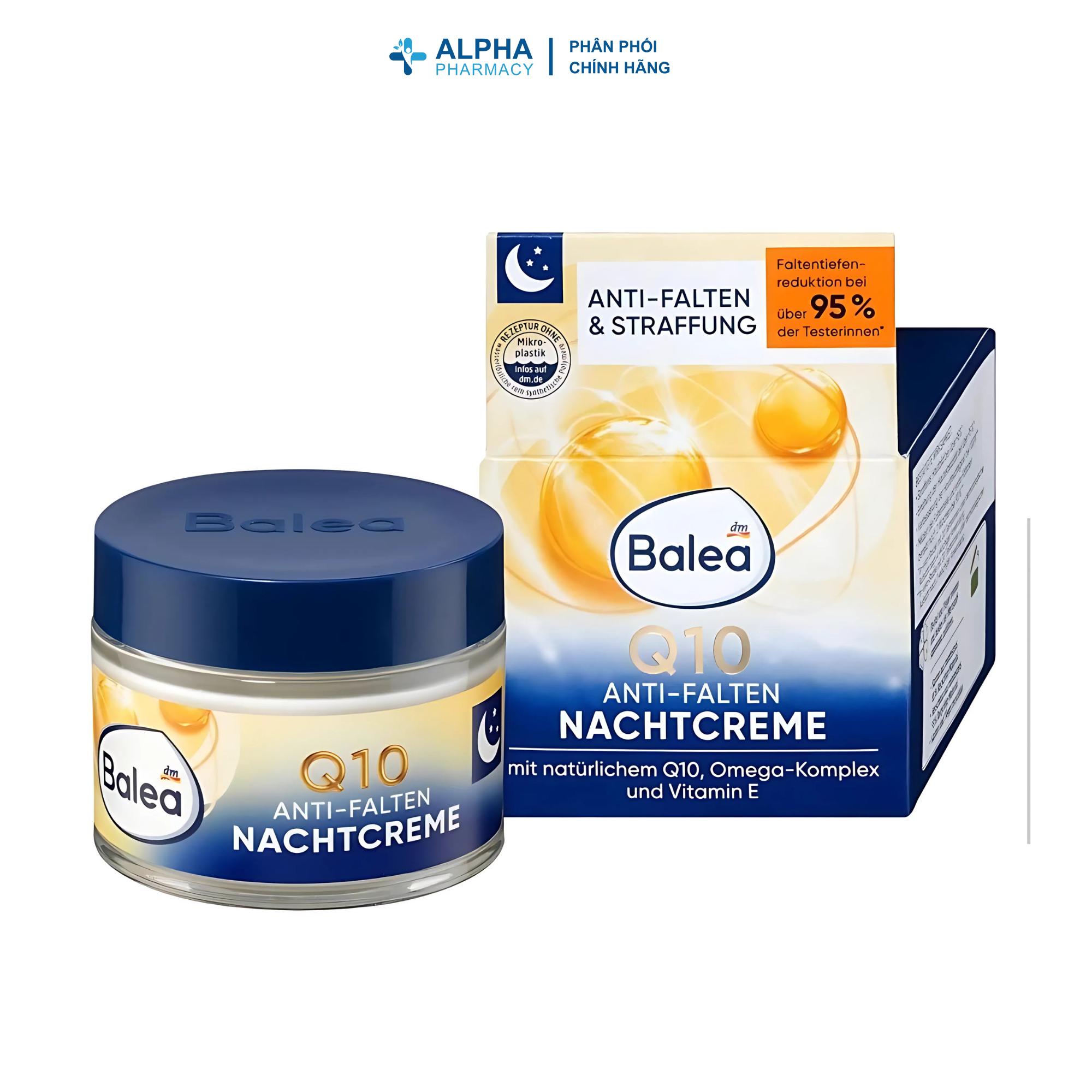 Kem Dưỡng Da Balea Q10 Chống Lão Hóa & Bảo Vệ Da 24h Dùng Cho Ban Ngày/Ban Đêm – 50ml - Image 3