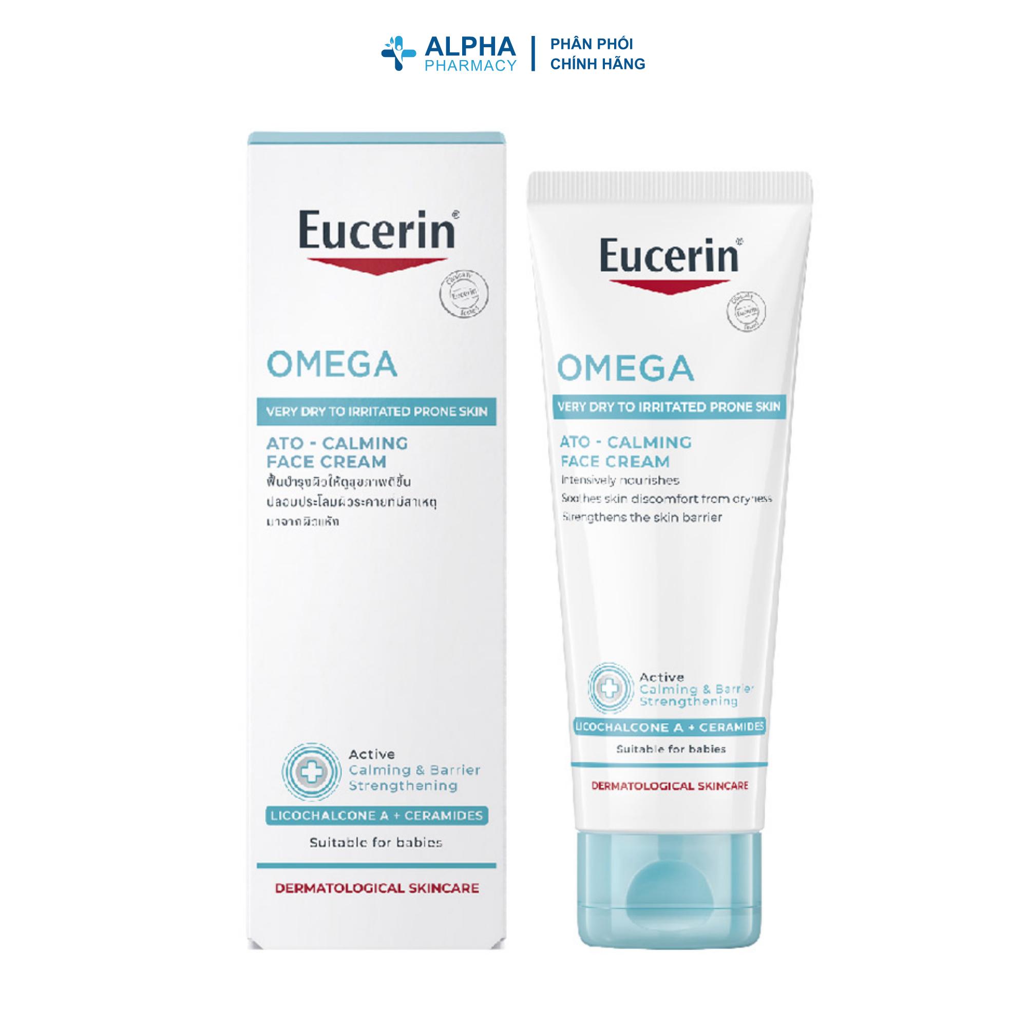 Kem Dưỡng Phục Hồi Eucerin Da Omega ATO-Calming Face Cream Làm Dịu & Nuôi Dưỡng Da Nhạy Cảm - 50ml - Image 4
