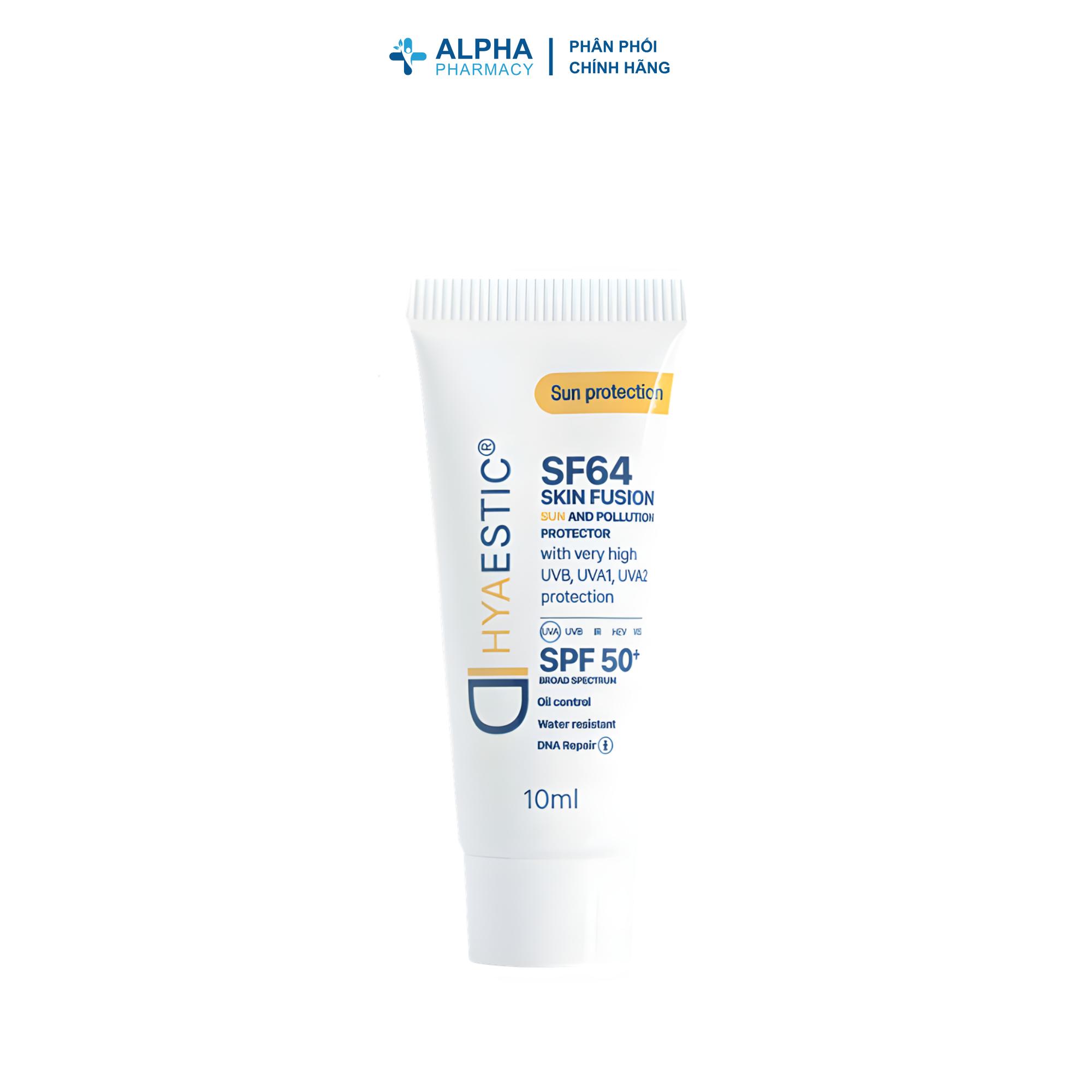 Kem Chống Nắng Bảo Vệ Tối Đa Hyaestic Skin Fusion SF64 Sun And Pollution Protector SPF50+ - 10ml/50ml - Image 4