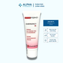 Alternative view of Kem Bôi Trĩ DottorPrimo Emergency H Làm Dịu, Giảm Ngứa Rát - Tuýp 25ml