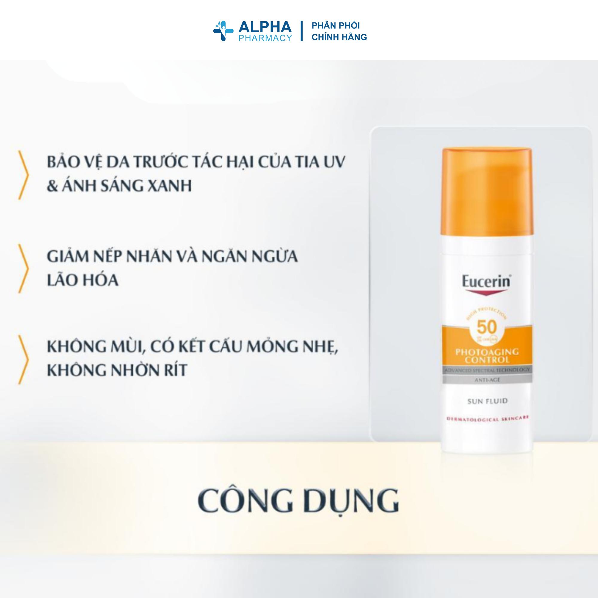 Kem Chống Nắng Sun Fluid Photoaging Control SPF50+ Ngăn Ngừa Lão Hóa, Chống UV, Bảo Vệ Da Toàn Diện - 50ml - Image 3