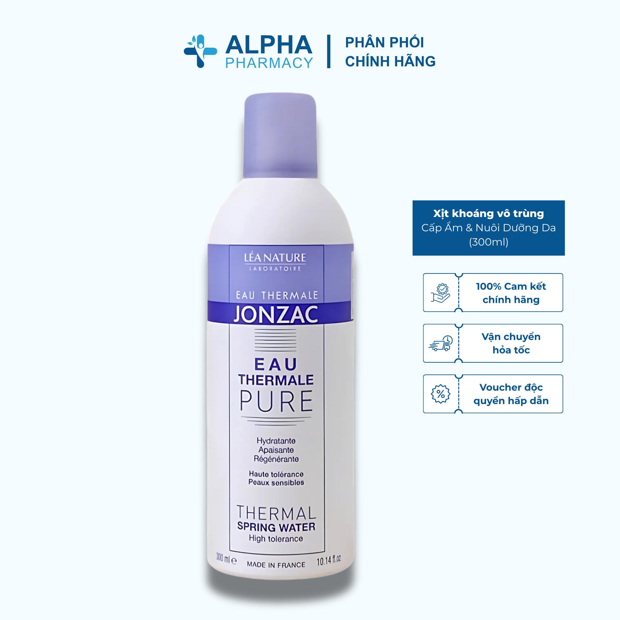 Xịt Khoáng Vô Trùng Cấp Ẩm Jonzac Cho Da Yếu, Tổn Thương Và Dễ Kích Ứng 300ml