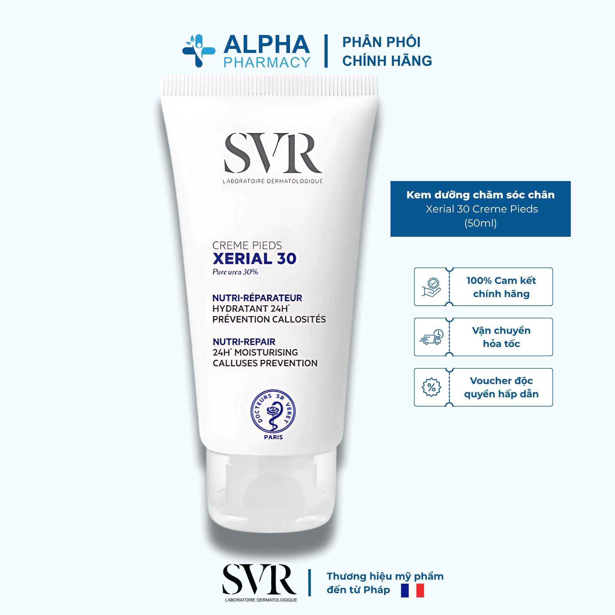 Kem Dưỡng Chăm Sóc Chân SVR Xerial 30 Creme Pieds Làm Mềm Da – 50ml