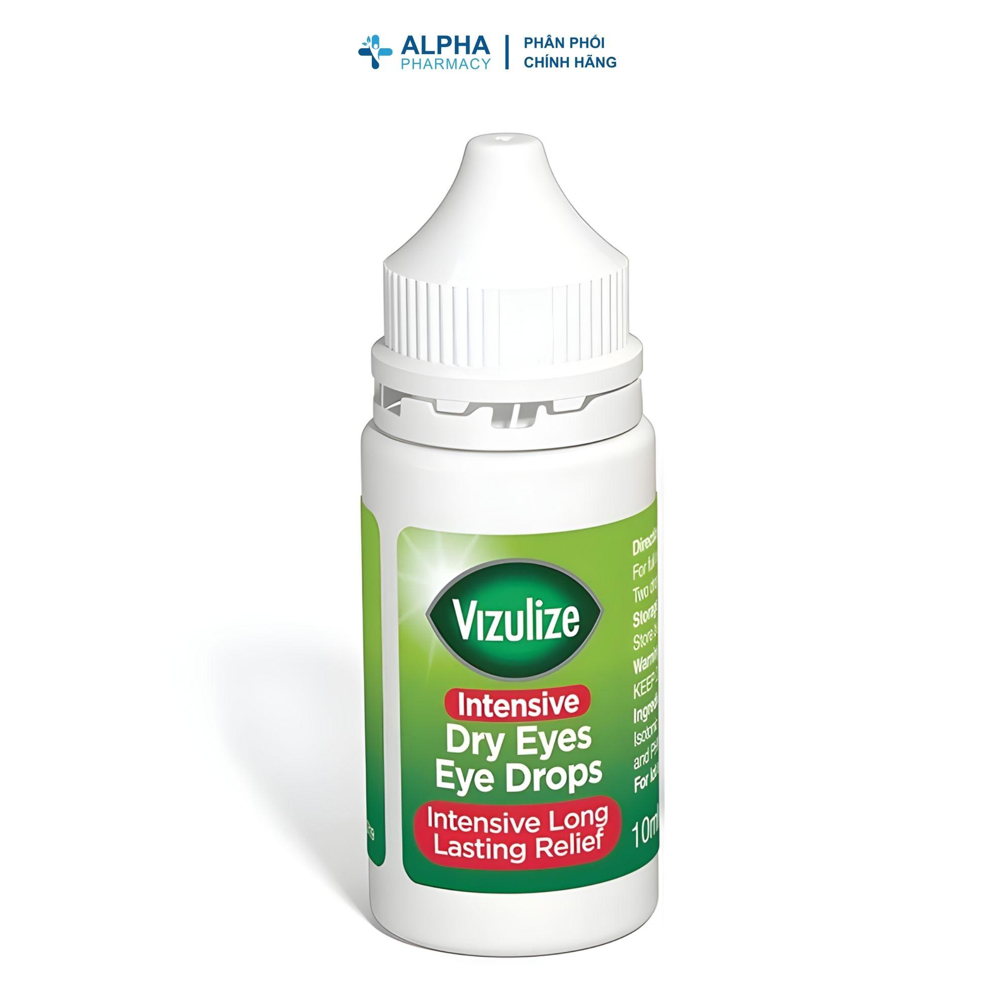 Vizulize Intensive Dry Eyes Eye Drops Phục Hồi Và Làm Dịu Mắt Khô Mạn Tính - 10ml - Image 2