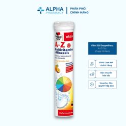 Viên Sủi Doppelherz A–Z Fizz Bổ Sung Vitamin Và Khoáng Chất - Tuýp 13 Viên