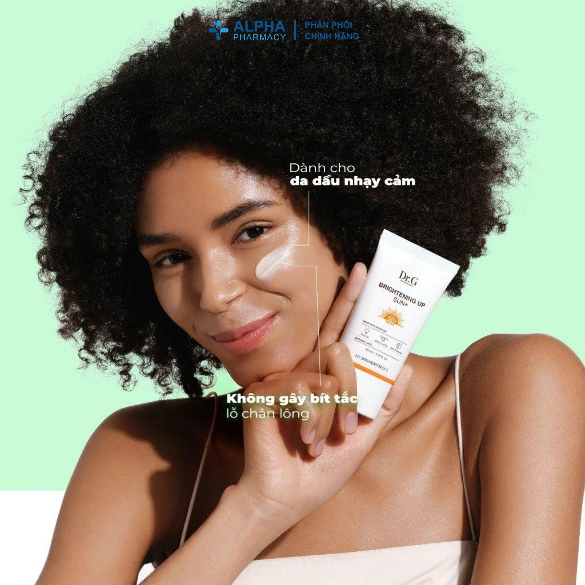 Kem Chống Nắng Dr.G Brightening Up Sun+ SPF50+ PA+++ Nâng Tông Kiềm Dầu Làm Sáng Da - 20ml/50ml - Image 6
