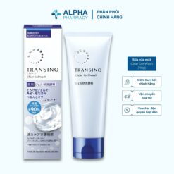 Sữa Rửa Mặt Transino Clear Gel Wash Làm Sạch Sâu, Sáng Da – 110g