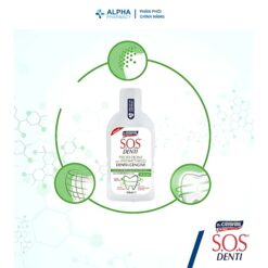 Alternative view of Nước Súc Miệng S.O.S Denti Với Chlorhexidine Kháng Khuẩn, Hạn Chế Mảng Bám – 400ml