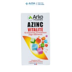 Alternative view of Thực Phẩm Bảo Vệ Sức Khỏe Arkopharma Azinc Vitalite-Bổ Sung Vitamin, Khoáng Chất Giúp Tăng Cường Sức Khỏe (Hộp 120 Viên)