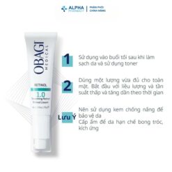 Alternative view of Kem Chống Lão Hóa & Tái Tạo Da Obagi Retinol 1.0 - 28g