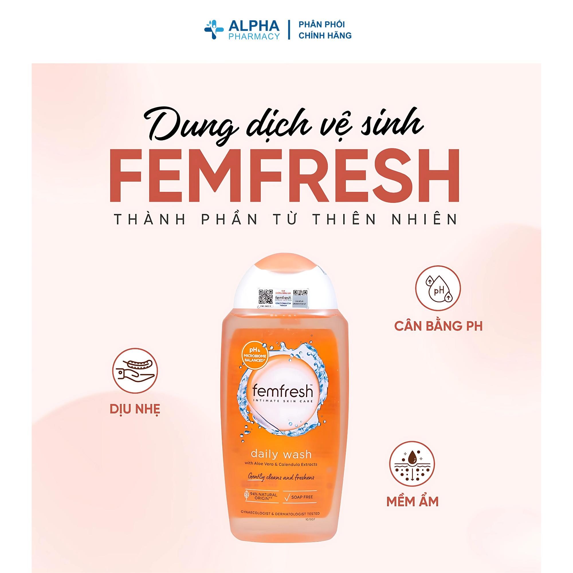 Dung Dịch Vệ Sinh Phụ Nữ Femfresh Daily Intimate Wash - 150ml/250ml - Image 5