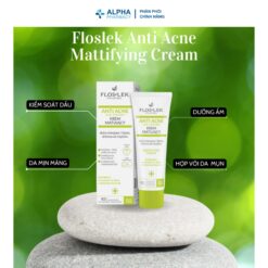 Alternative view of Kem Dưỡng Ẩm Kiềm Dầu 24H Floslek Anti Acne Mattifying Cream - 50Ml