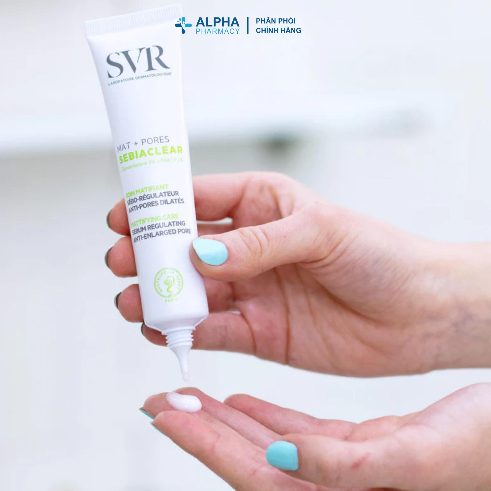 Kem Dưỡng SVR Sebiaclear Mat+Pores Giảm Mụn & Se Khít Lỗ Chân Lông – 40ml - Image 4
