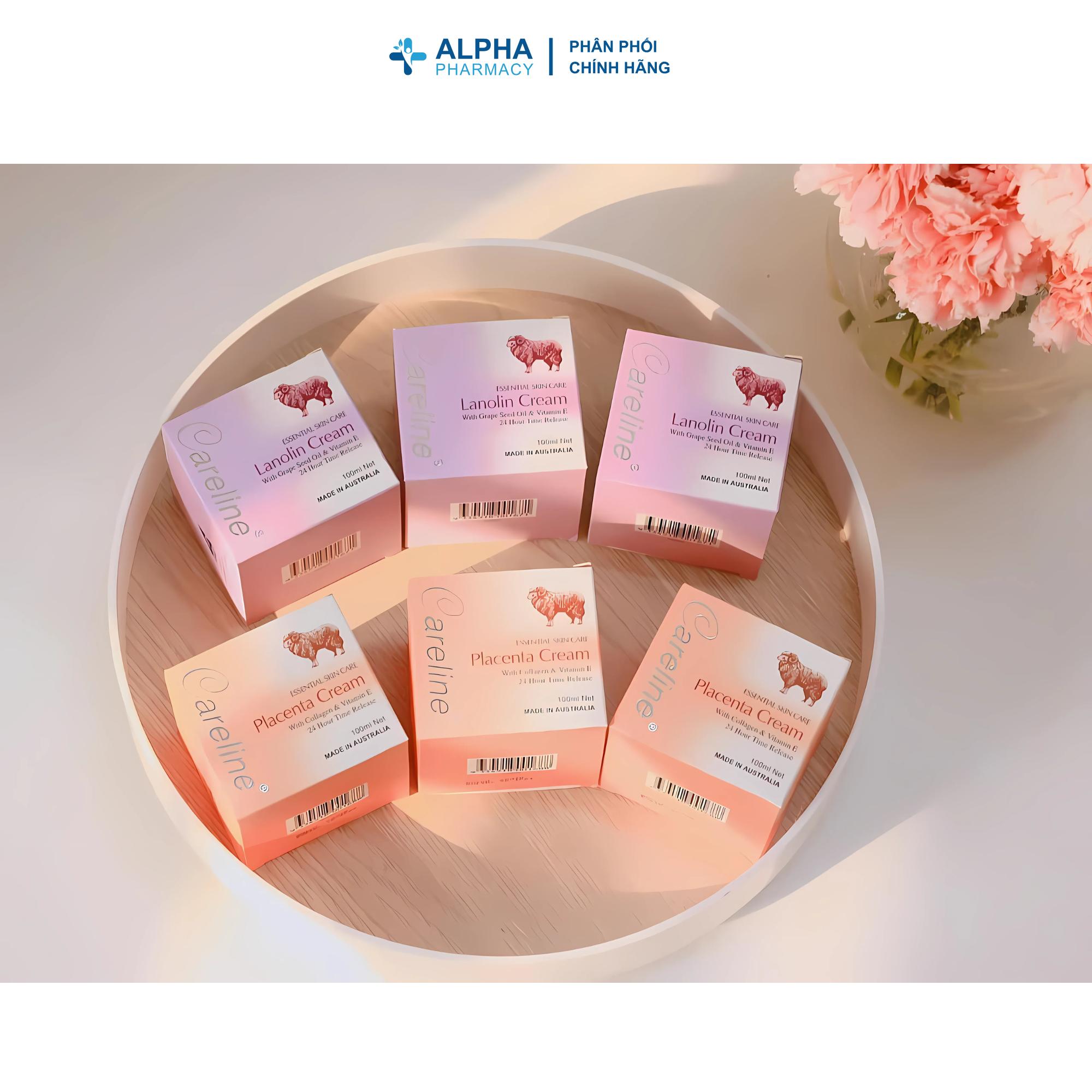 Kem Dưỡng Ẩm Careline Placenta Cream with Collagen & Vitamin E Giúp Nuôi Dưỡng & Phục Hồi Da – 100ml - Image 3