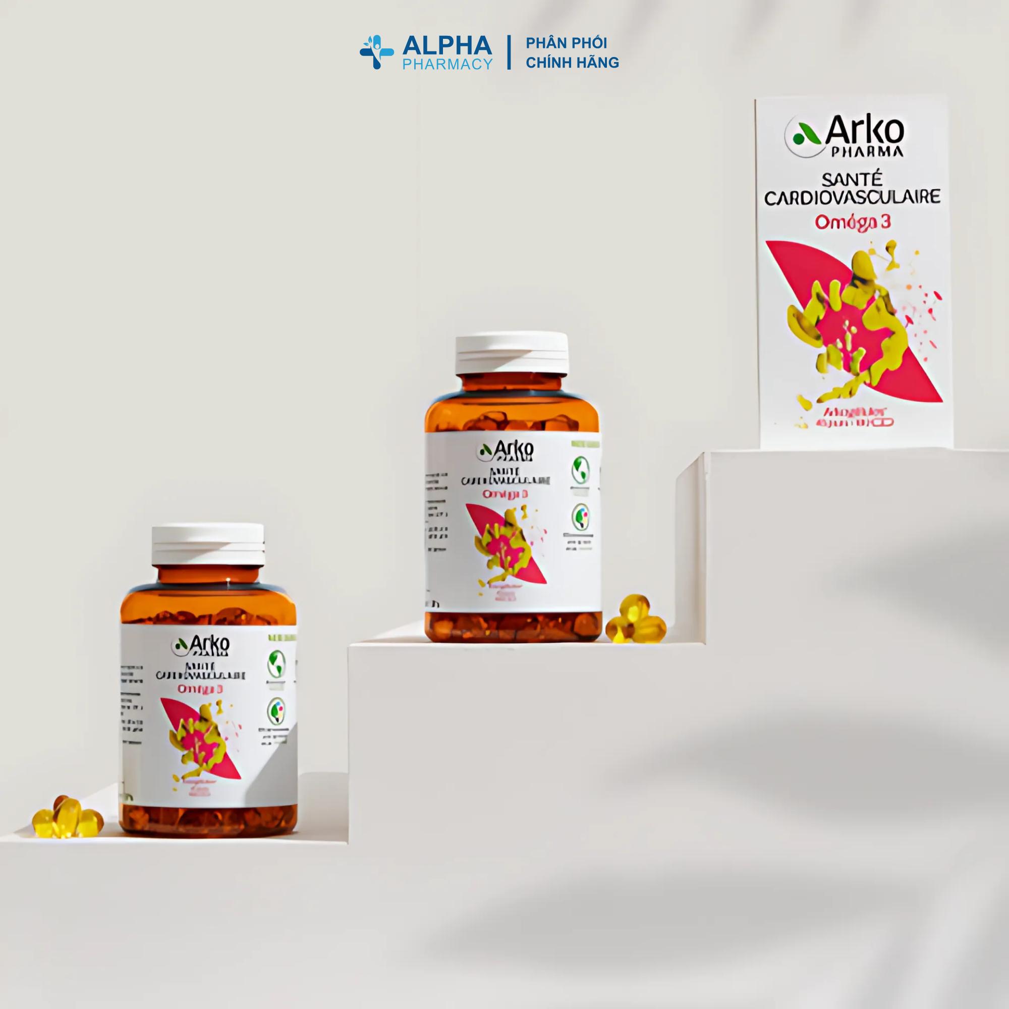 Viên Uống H.OMEGA3 ORIG.MARINE Bổ Sung Omega 3 Arkogélules Duy Trì Sức Khỏe Tim Mạch – Hộp 60 Viên/180 Viên - Image 2