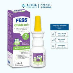 Dung Dịch Nước Muối Biển Sâu Fess Children’s Làm Sạch Và Dưỡng Ẩm Mũi Cho Trẻ Em – 20ml