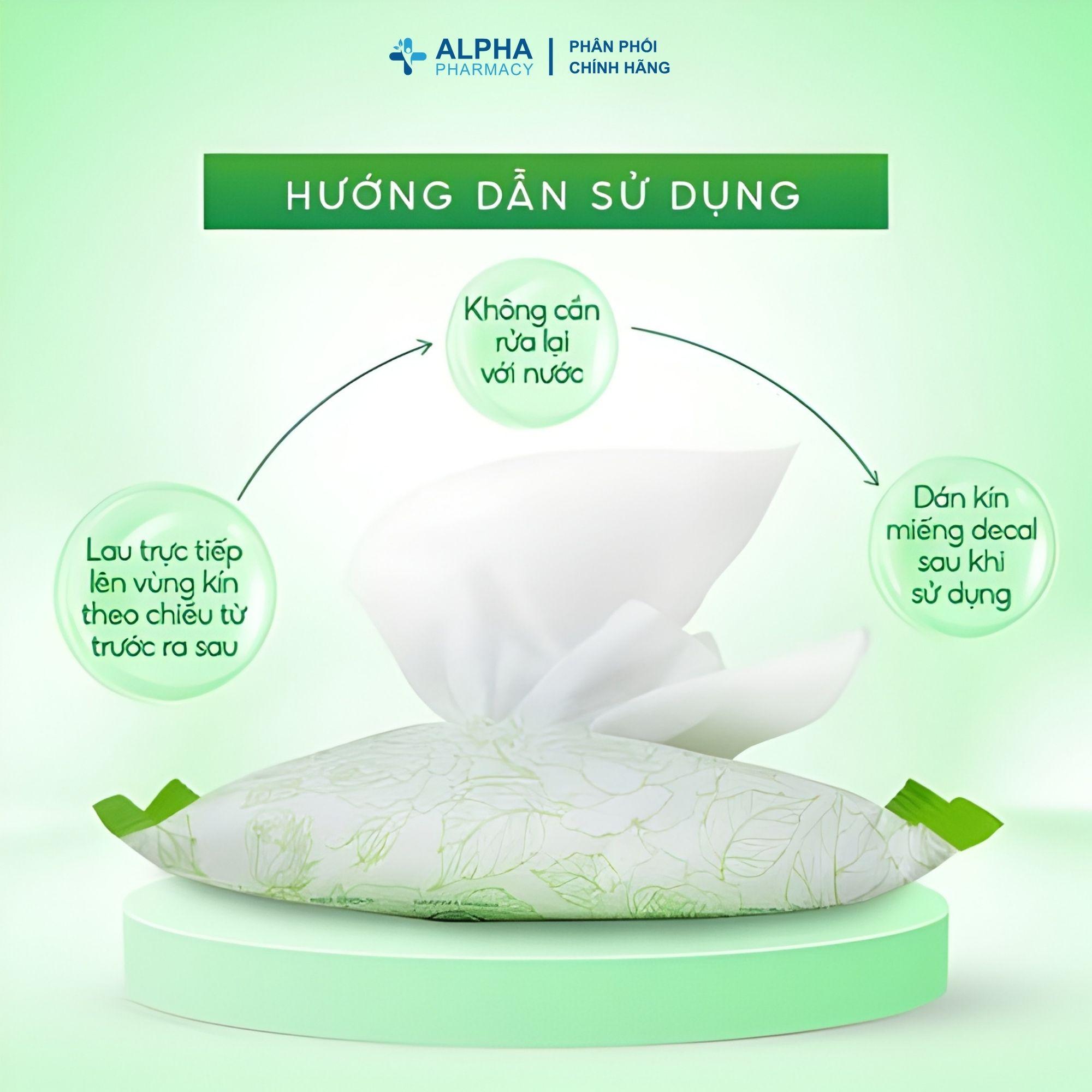 Khăn Ướt Phụ Khoa Lavima Feminine Cleansing Wipes Protect 4.0 - Gói 10 Tờ - Image 4