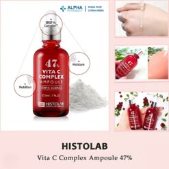 Alternative view of Tinh Chất Dưỡng Trắng Da Histolab Vita C Complex Ampoule 47% Serum Tăng Sinh Collagen, Căng Bóng Da – 50ml