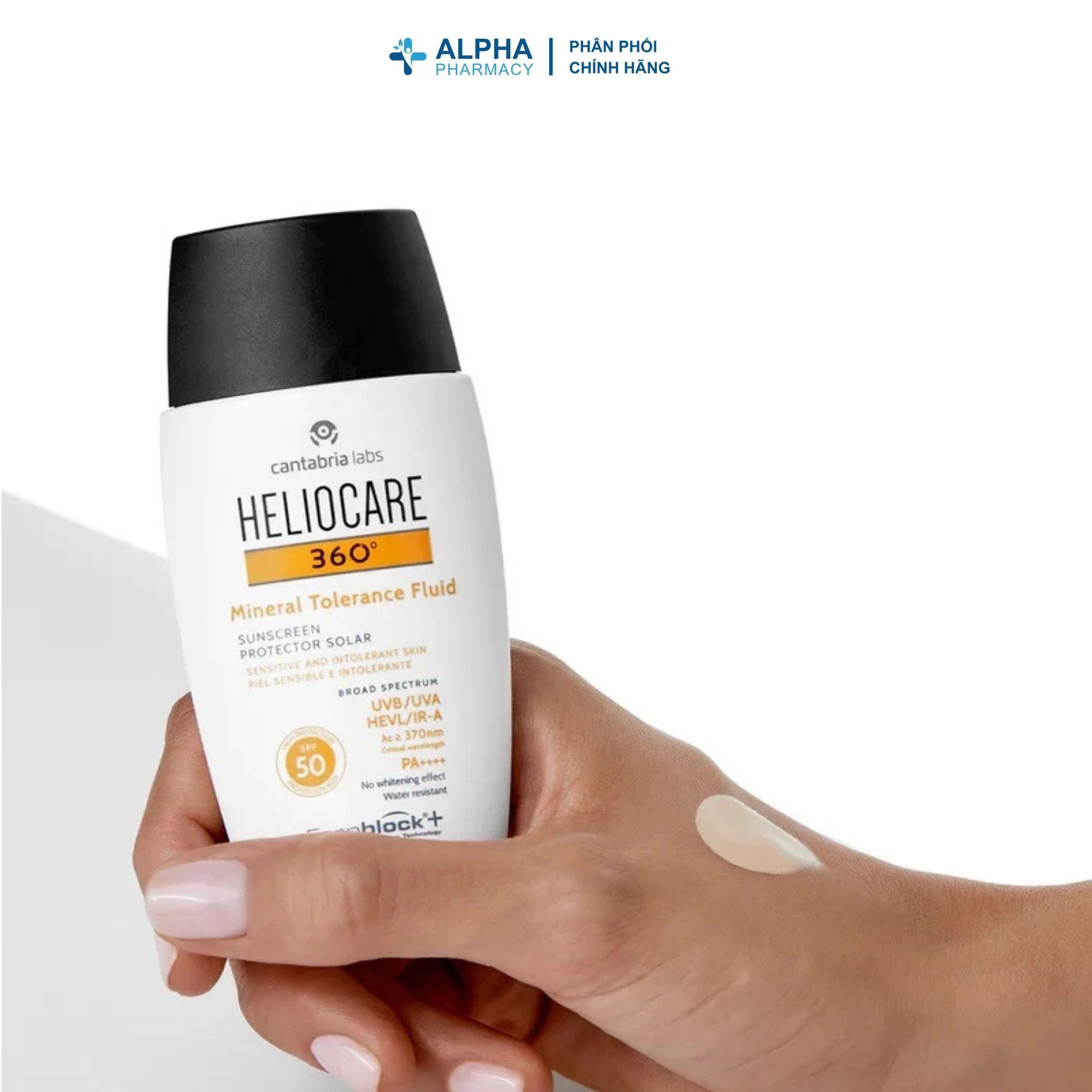 Kem Chống Nắng Heliocare 360 Mineral Tolerance Fluid SPF50+ Dành Cho Da Nhạy Cảm – 50ml - Image 4