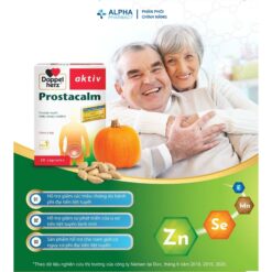Alternative view of Viên Uống Doppelherz Prostacalm Hỗ Trợ Sức Khỏe Tuyến Tiền Liệt, Cải Thiện Tiểu Tiện – Hộp 30 Viên