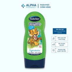 Sữa Tắm Gội Cho Trẻ Em Bubchen Shampoo & Duschgel Tigerwasche Kinder – 230ml