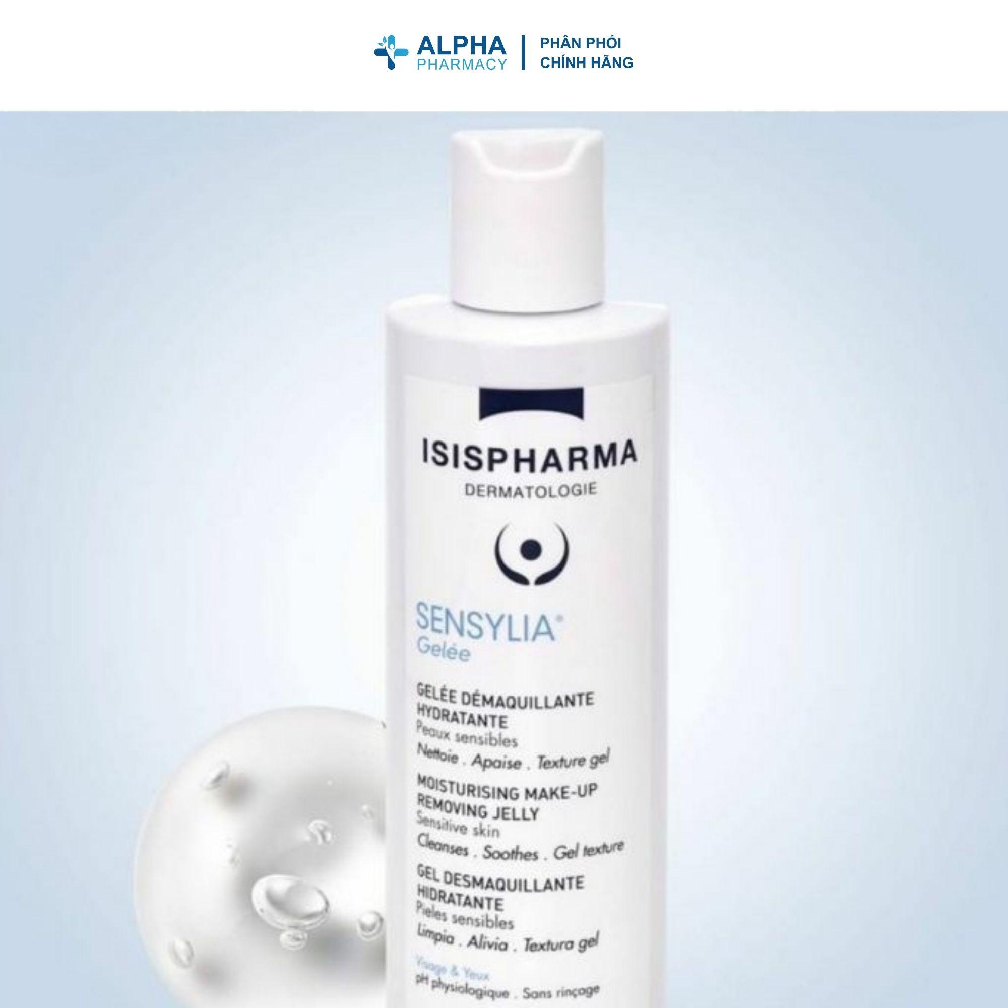 Gel Tẩy Trang Isis Pharma Sensylia Gelee Cleansing Gel Làm Sạch, Dưỡng Ẩm Da – 250ml - Image 4
