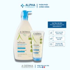 Gel Tắm Gội 2in1 Cho Em Bé A-Derma Primalba Cleansing Gel - 200ml/500ml