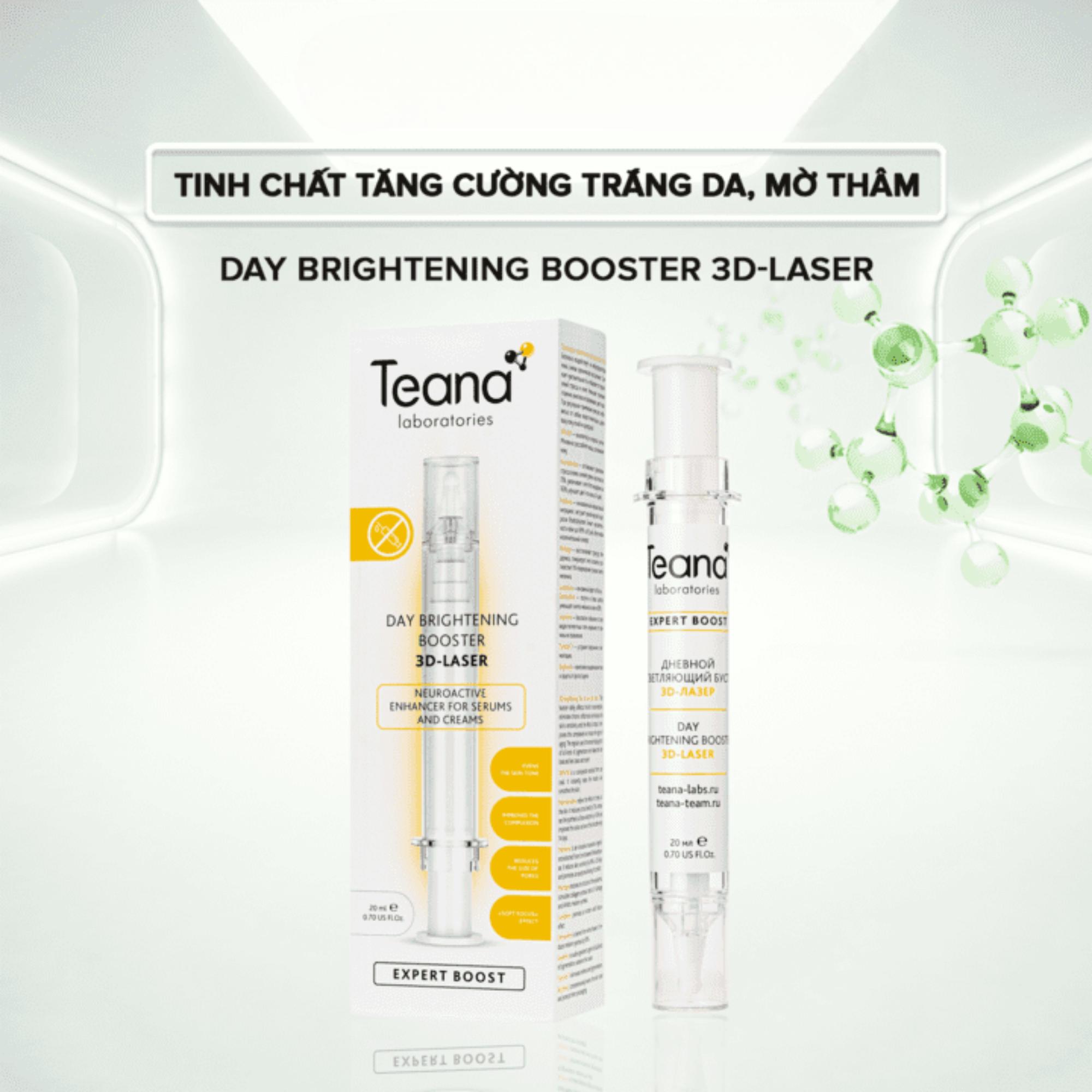 Tinh Chất Tăng Cường Teana Day Brightening Booster 3D-Laser Làm Sáng Da, Mờ Thâm Nám, Tàn Nhang - 20ml - Image 2