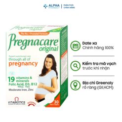 Alternative view of Vitamin Tổng Hợp Vitabiotics Pregnacare Original Cho Mẹ Bầu Và Sau Sinh Hộp 30 Viên