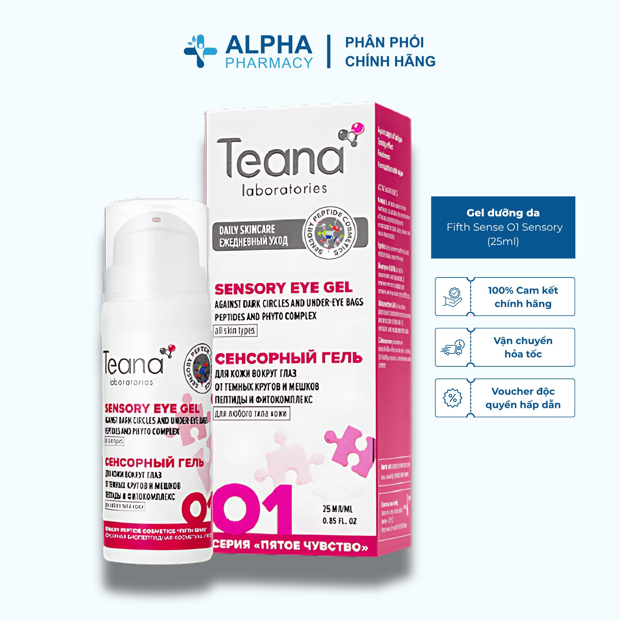 Gel Dưỡng Da Teana Fifth Sense O1 Sensory Cân Bằng, Làm Mềm Da, Tăng Cường Độ Ẩm Tức Thì - 25ml