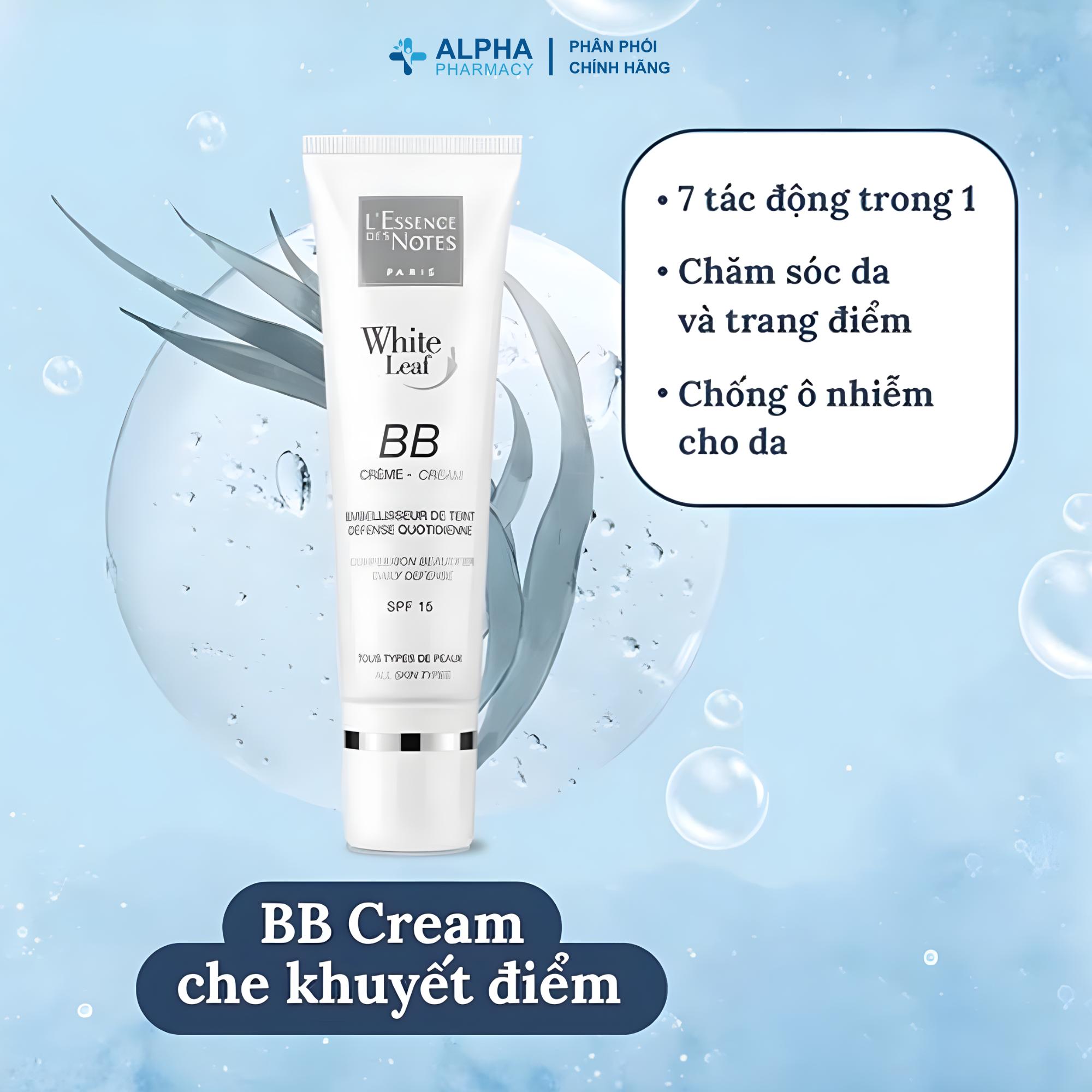 Kem Nền Trang Điểm White Leaf BB Cream Che Phủ Tự Nhiên Bảo Vệ Da - 30ml - Image 4