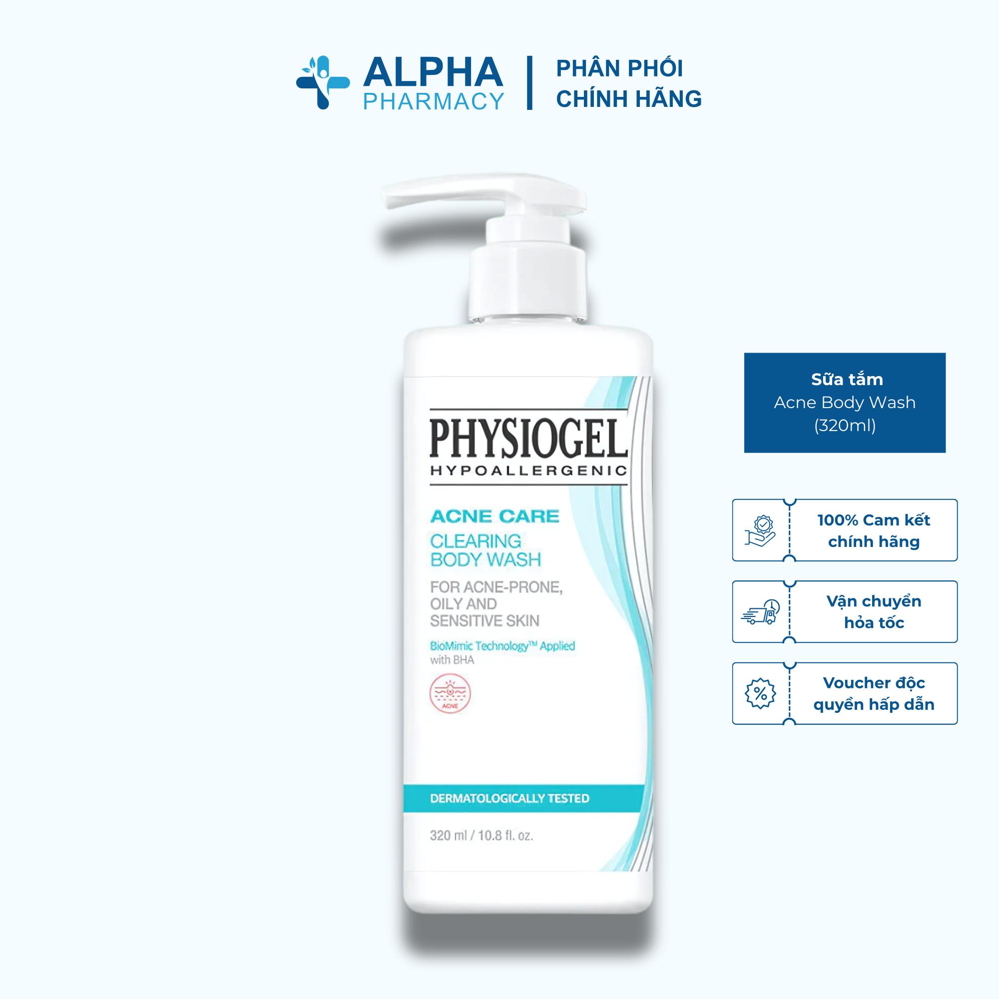 Sữa Tắm Physiogel Acne Body Wash Làm Sạch Da Mụn – 320ml