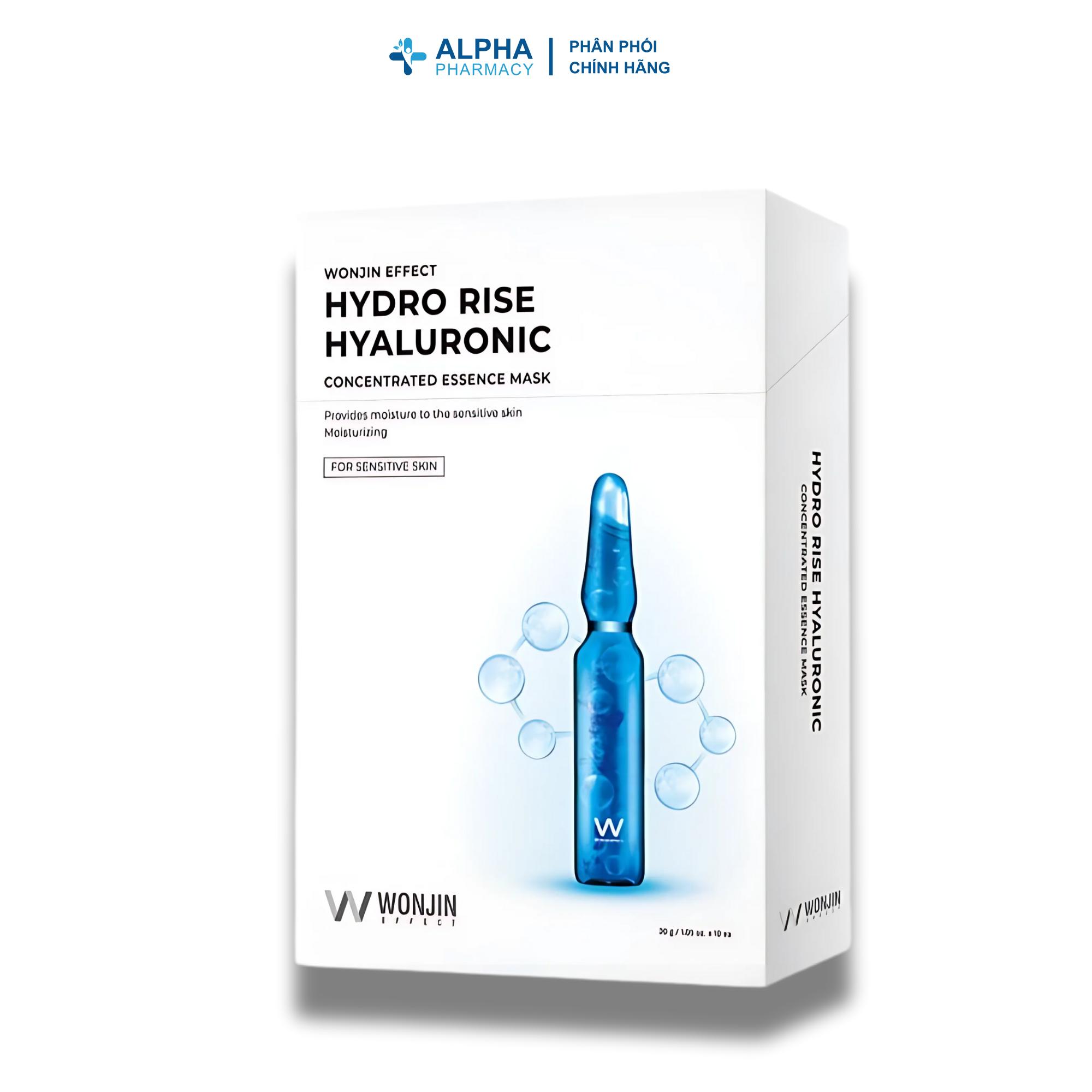 Mặt Nạ Wonjin Effect Hydro Rise Hyaluronic Cấp Ẩm Chuyên Sâu – 30g (1 Miếng)/(1 hộp 10 miếng) - Image 5