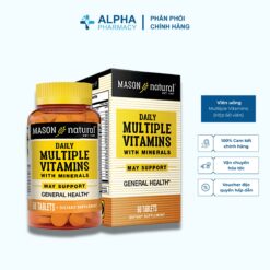 Viên Uống Bổ Sung Mason Daily Multiple Vitamins With Minerals Hỗ Trợ Bổ Sung Vitamin Và Khoáng Chất Thiết Yếu