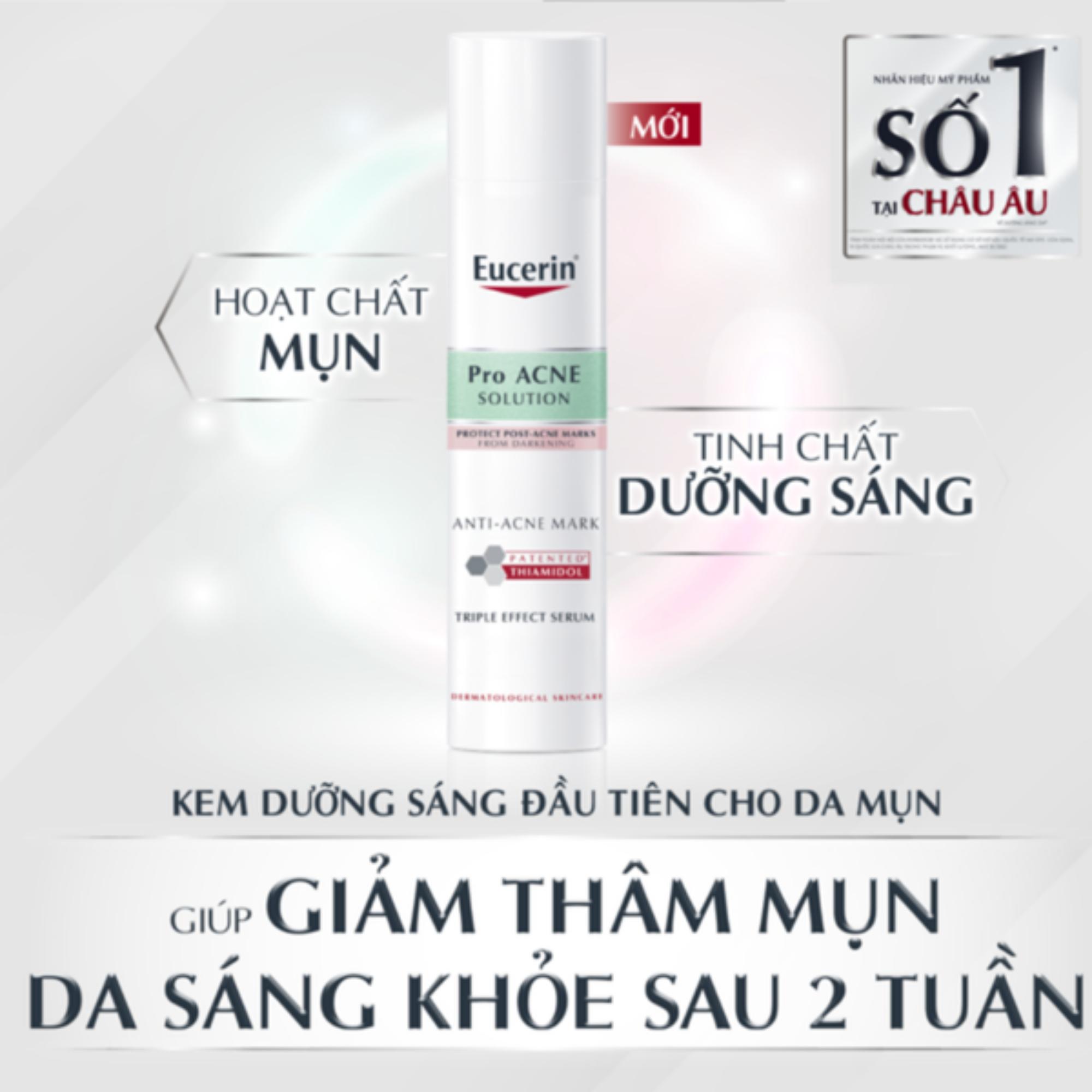 Tinh Chất Eucerin Pro Acne Triple Effect Giúp Giảm Mụn Tức Thì, Giảm Thâm Và Dưỡng Sáng - 40ml - Image 4