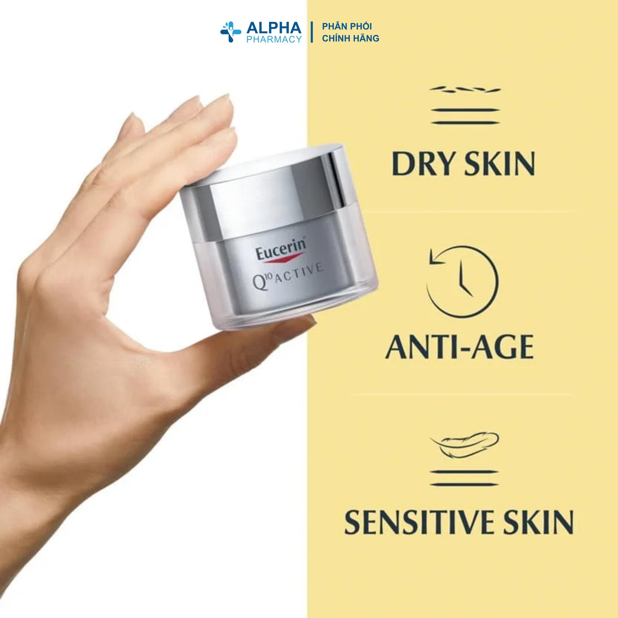 Kem Dưỡng Ban Đêm Eucerin Q10 Active Night Care Ngăn Ngừa Nếp Nhăn & Phục Hồi Da – 50ml - Image 3