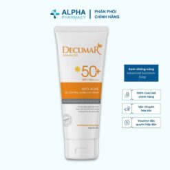 Kem Chống Nắng Decumar Advanced Sunblock Bảo Vệ Da, Giảm Thâm Sạm – 50g