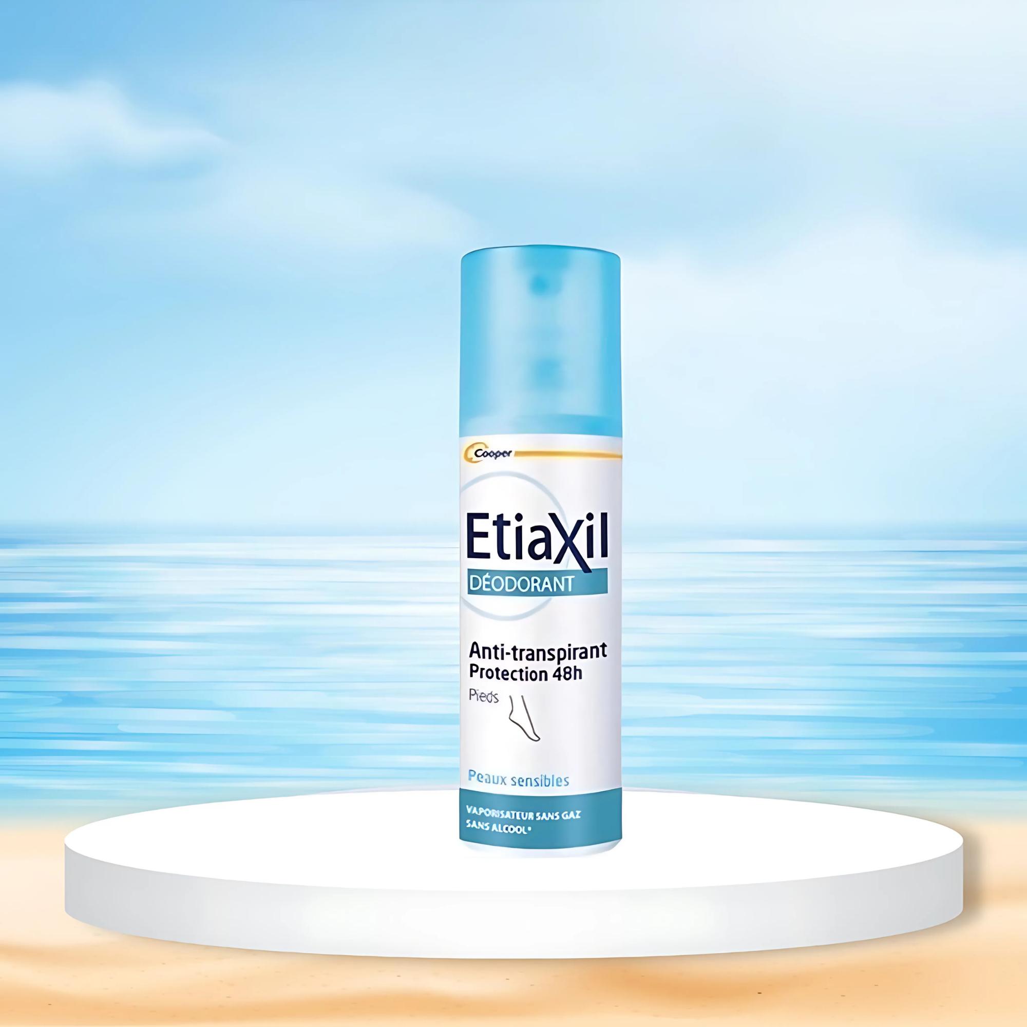 Xịt Khử Mùi Etiaxil Deodorant Anti- Transpirant 48H Pieds Peaux Sensibles Vaporisateur Cho Chân, Giảm Mùi & Mồ Hôi – 150ml - Image 4