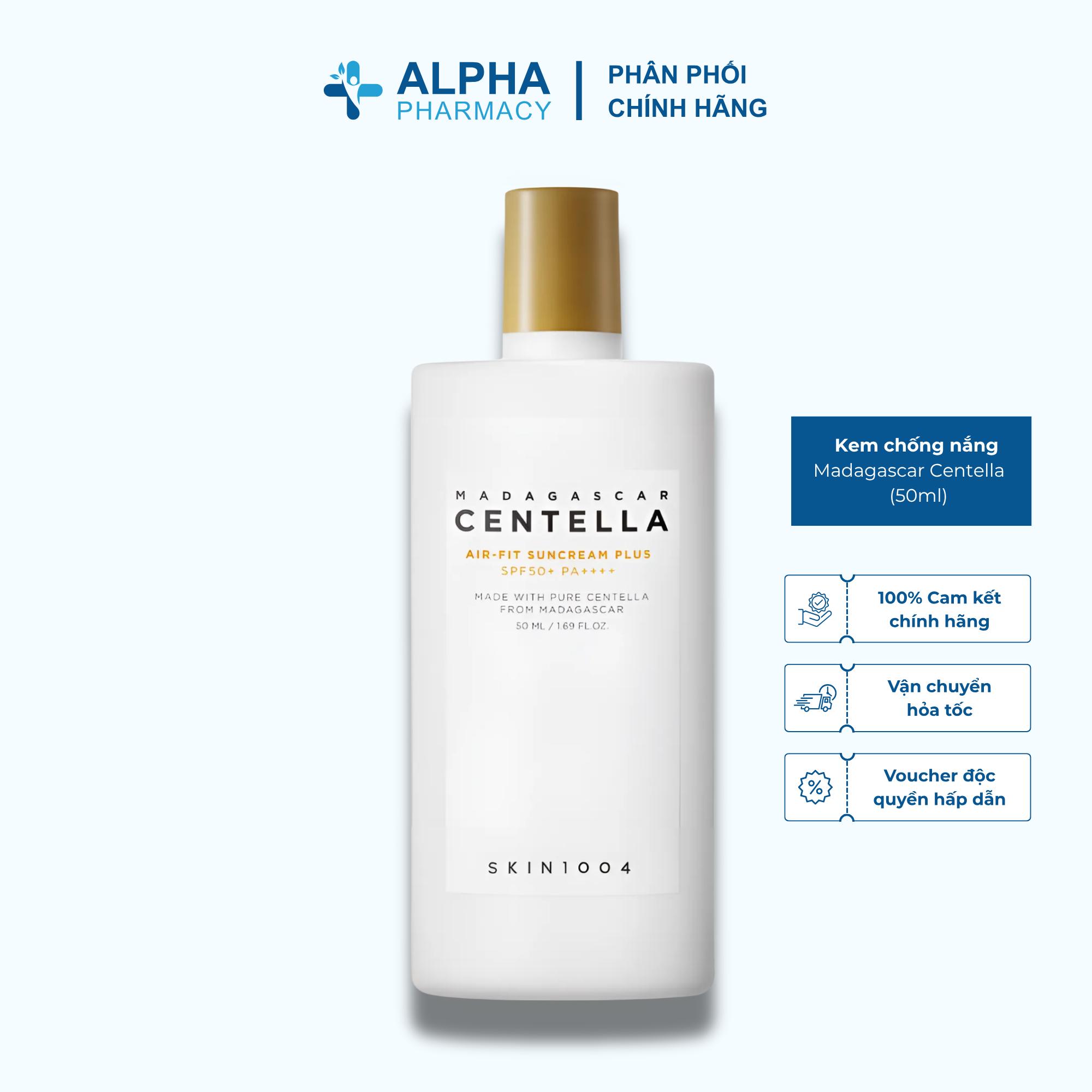 Kem Chống Nắng Skin1004 Madagascar Centella Air-Fit SunCream Plus SPF50+ PA++++ - 50ml