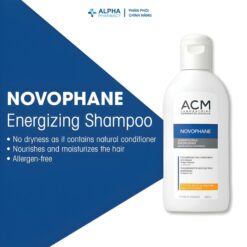 Alternative view of Dầu Gội Làm Sạch Và Dưỡng Tóc Khỏe Mạnh ACM Novophane Energizing Shampoo - 200ml