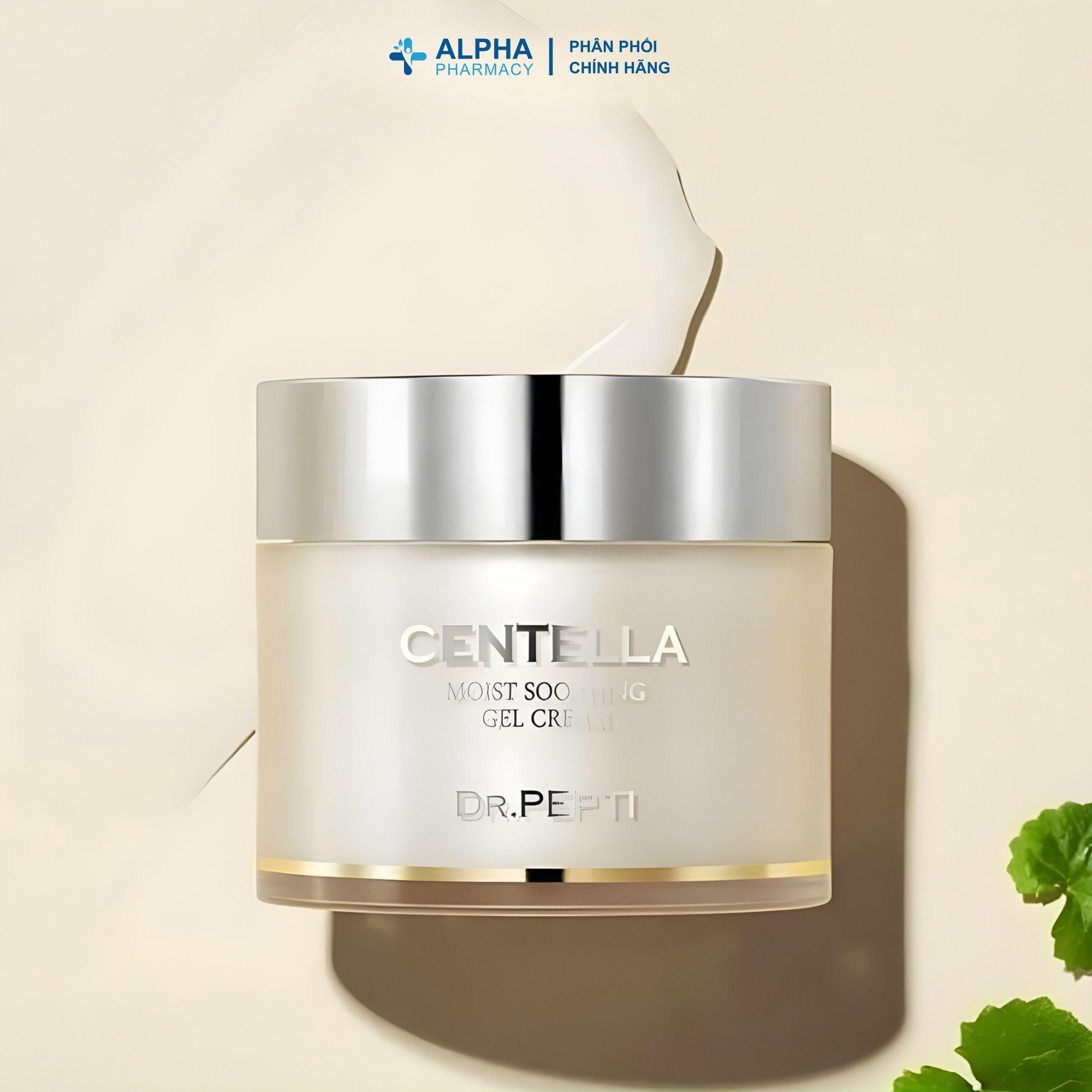Kem Dưỡng Dr.Pepti Centella Moist Soothing Gel Cream Chiết Xuất Rau Má Dưỡng Ẩm Và Làm Dịu Da - 70ml - Image 3