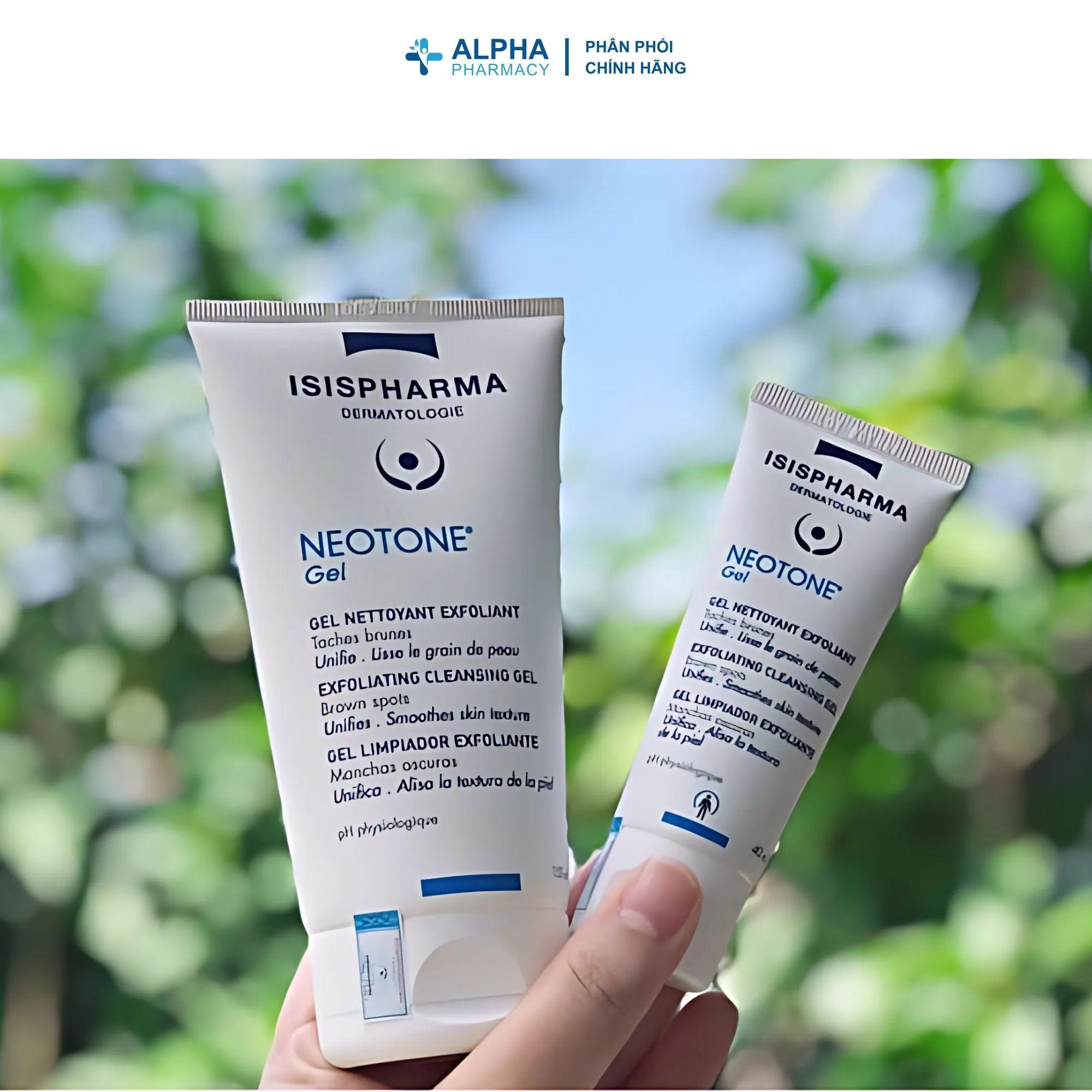 Gel Rửa Mặt Isis Pharma Neotone Cleansing Gel Làm Sáng Da – 40ml - Image 4