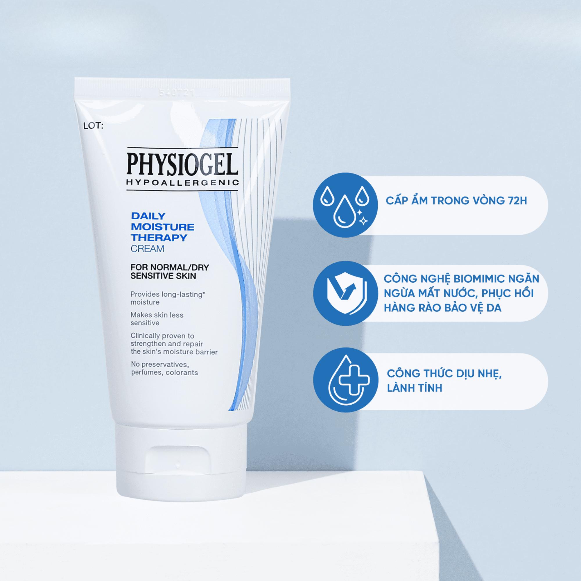 Kem Dưỡng Ẩm Physiogel DMT Cream Bảo Vệ Và Phục Hồi Da – 75ml - Image 3