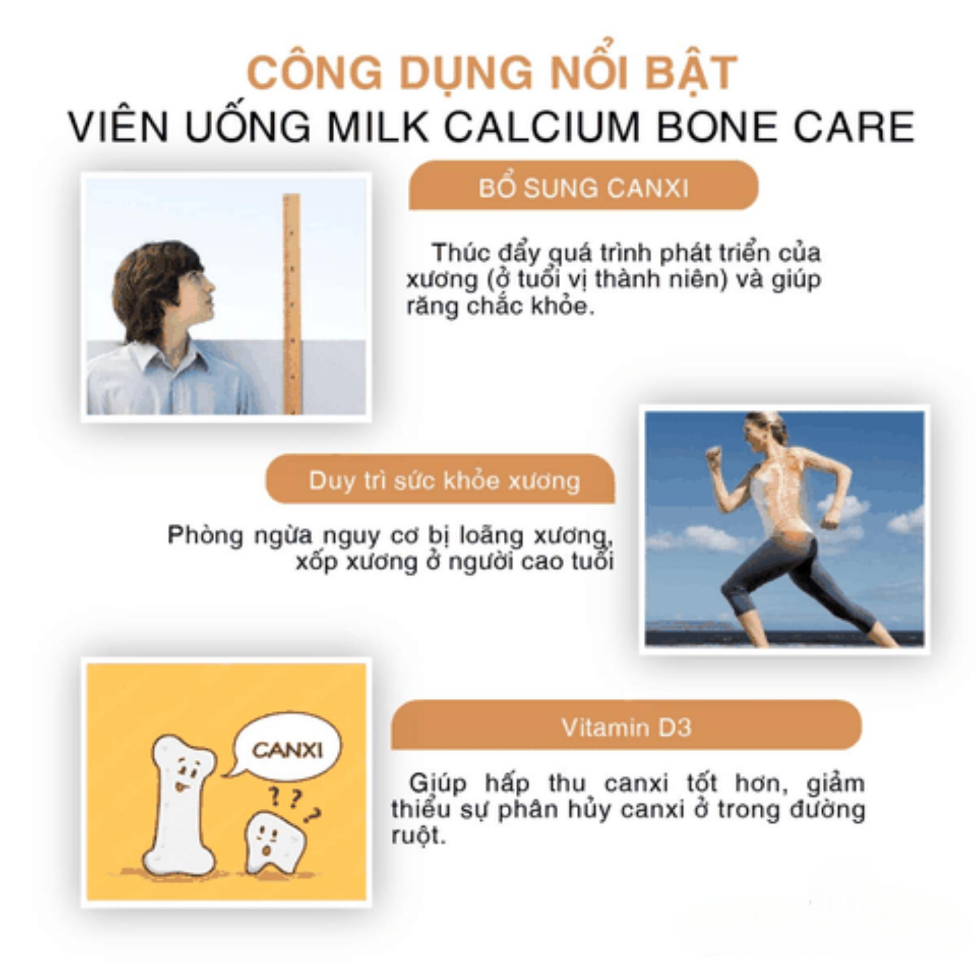Viên Uống BioIsland Bone Care Bổ Sung Canxi Cho Mẹ Bầu, Hỗ Trợ Xương Khỏe Mạnh Thai Nhi – Hộp 150 Viên - Image 3