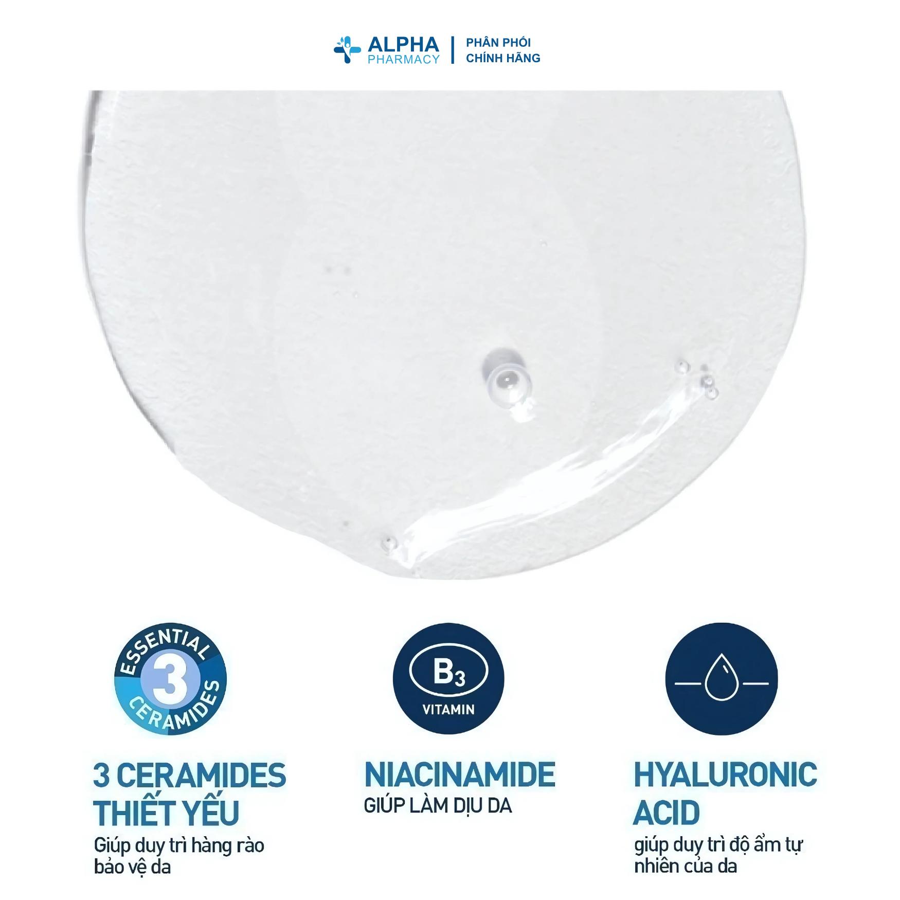 Sữa Rửa Mặt Cerave Foaming Cleanser Cho Da Thường & Da Dầu - 236ml - Image 4