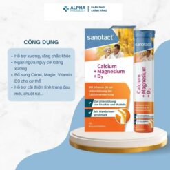 Alternative view of Viên Uống Bổ Sung Canxi, Magie & Vitamin D3 Sanotact Calcium + Magnesium + D3 – Hộp 15 Viên