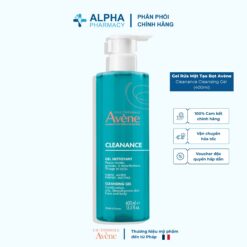 Gel Rửa Mặt Tạo Bọt Avène Cleanance Cleansing Gel Cho Da Dầu & Nhạy Cảm – 400ml