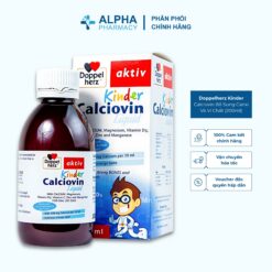 Doppelherz Kinder Calciovin Bổ Sung Canxi Và Vi Chất Cho Trẻ – 200ml