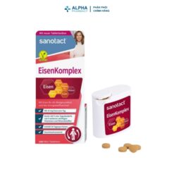 Alternative view of Viên Uống Bổ Máu Sanotact Eisenkomplex Bổ Sung Sắt, Ngăn Ngừa Thiếu Máu Thiếu Sắt – Hộp 100 Viên
