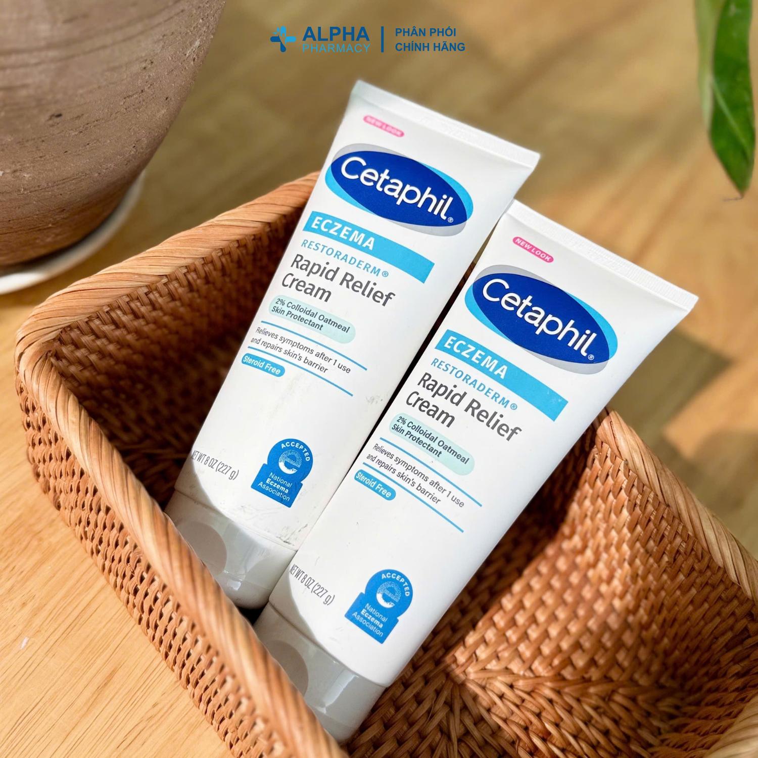 Kem Dưỡng Phục Hồi & Làm Dịu Cetaphil Eczema Restoraderm Rapid Relief Cream - 227g - Image 3